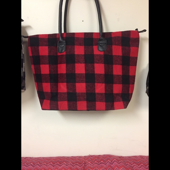 🌟Buffalo Check Weekender Bag - Picture 3 of 4